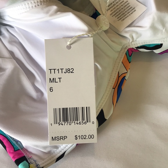 Trina Turk Mandalay Tankini Top 4 and 6 NWT - Picture 9 of 10